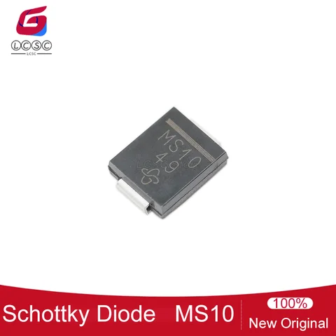 20-100Pcs/Original SS3H10-E3/57T Mark Code MS10 1 Freestanding Diode 100V 800mV 3A SMD DO-214AB SMC