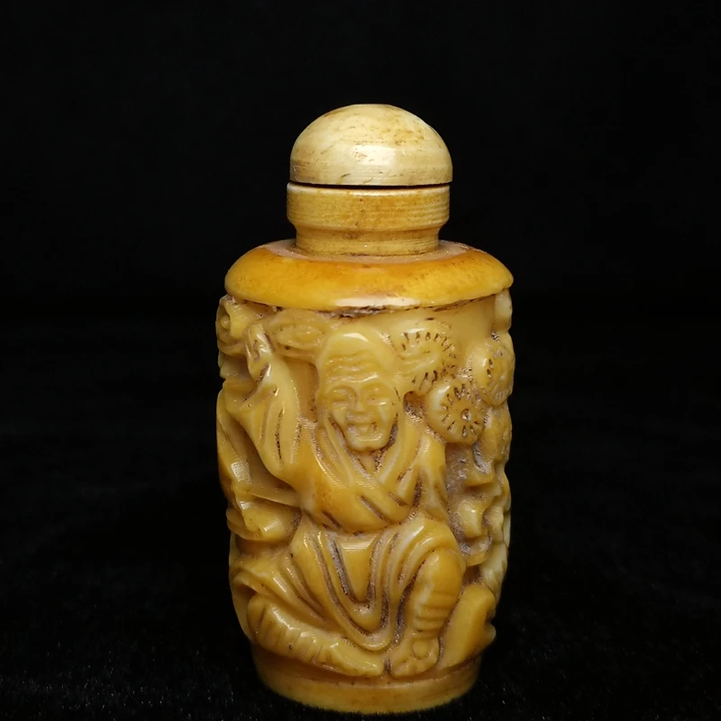 YIZHU CULTUER ART Size 2.5 Inch Chinese Old Hand Carved Buddha Figurine Statue Snuff Bottles Desk Decoration Gift Collection
YIZHU CULTUER ART Size 2.5 Inch Chinese Old Hand Carved Buddha Figurine Statue Snuff Bottles Desk Decoration Gift Collection