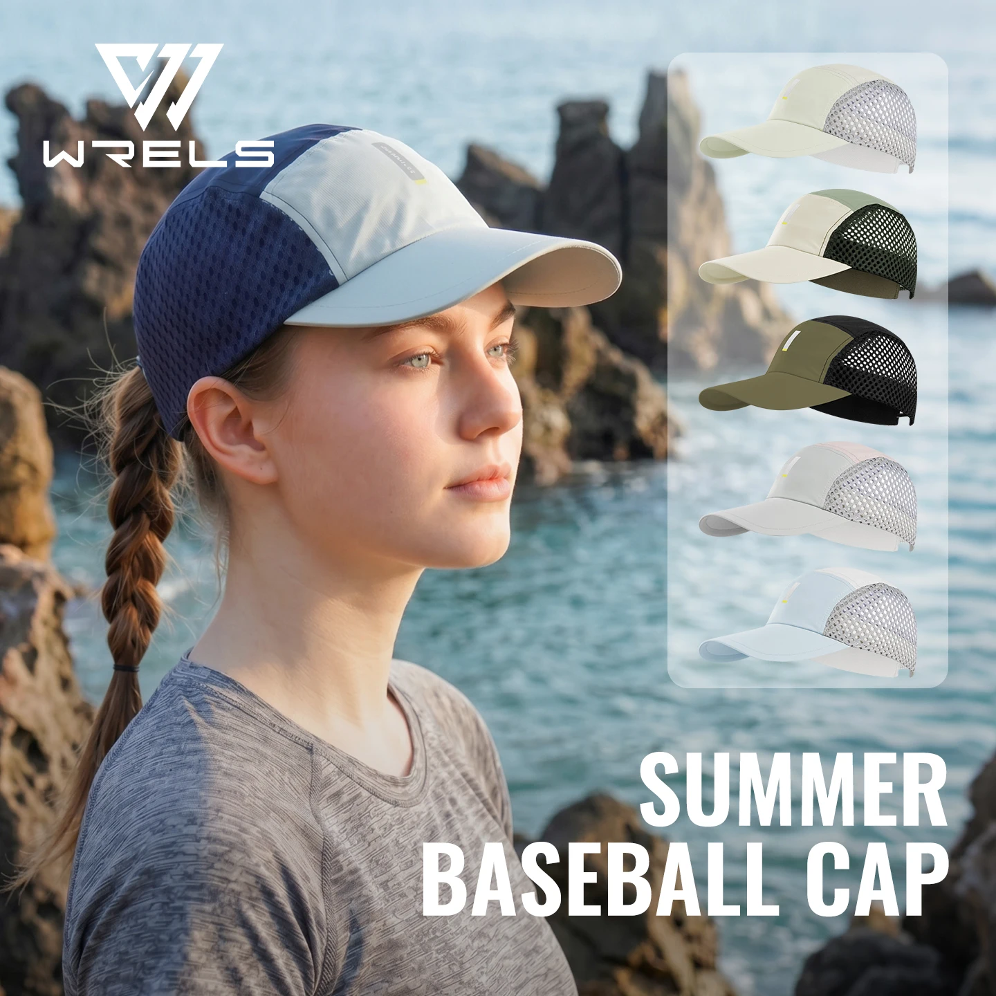 WRELS Mesh Baseball Cap Sunshade Sport Hat Ultralight Trucker Hat Breathable Quick Dry Foldable Men Women Golf Hiking Beach Runn
WRELS Mesh Baseball Cap Sunshade Sport Hat Ultralight Trucker Hat Breathable Quick Dry Foldable Men Women Golf Hiking Beach Runn