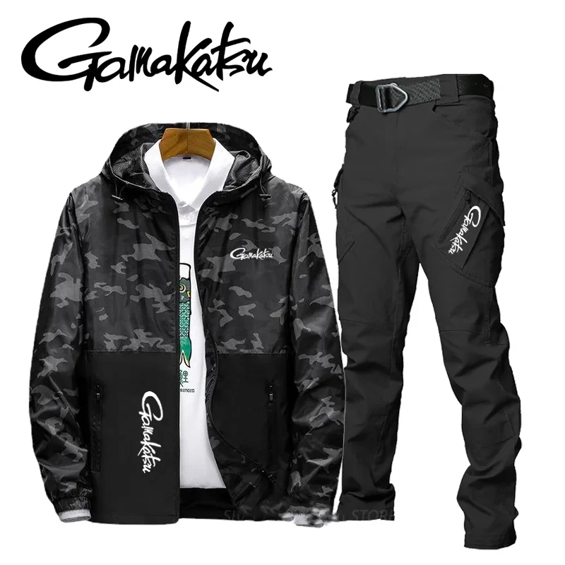 Gamakatsu New Men's Outdoor Fishing Suits Charge Spring and Autumn Casual Sport Jacket Sports Camouflage Hooded Fishing Clothes
Gamakatsu New Men's Outdoor Fishing Suits Charge Spring and Autumn Casual Sport Jacket Sports Camouflage Hooded Fishing Clothes