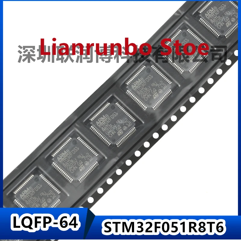 Новый оригинальный STM32F051R8T6 LQFP-64 ARM Cortex-M0 32-битный микроконтроллер MCU
Новый оригинальный STM32F051R8T6 LQFP-64 ARM Cortex-M0 32-битный микроконтроллер MCU