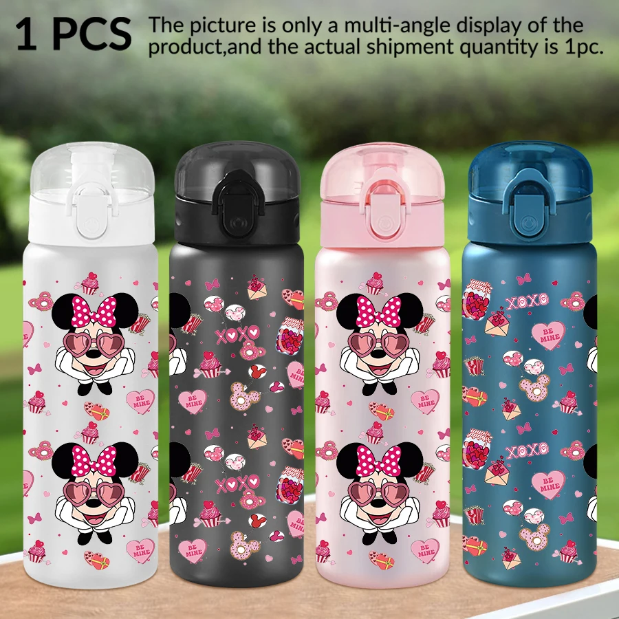 1Pc Disney, Minnie, love pattern 26oz plastic water bottle, outdoor sports water cup birthday/back to school gift
1Pc Disney, Minnie, love pattern 26oz plastic water bottle, outdoor sports water cup birthday/back to school gift