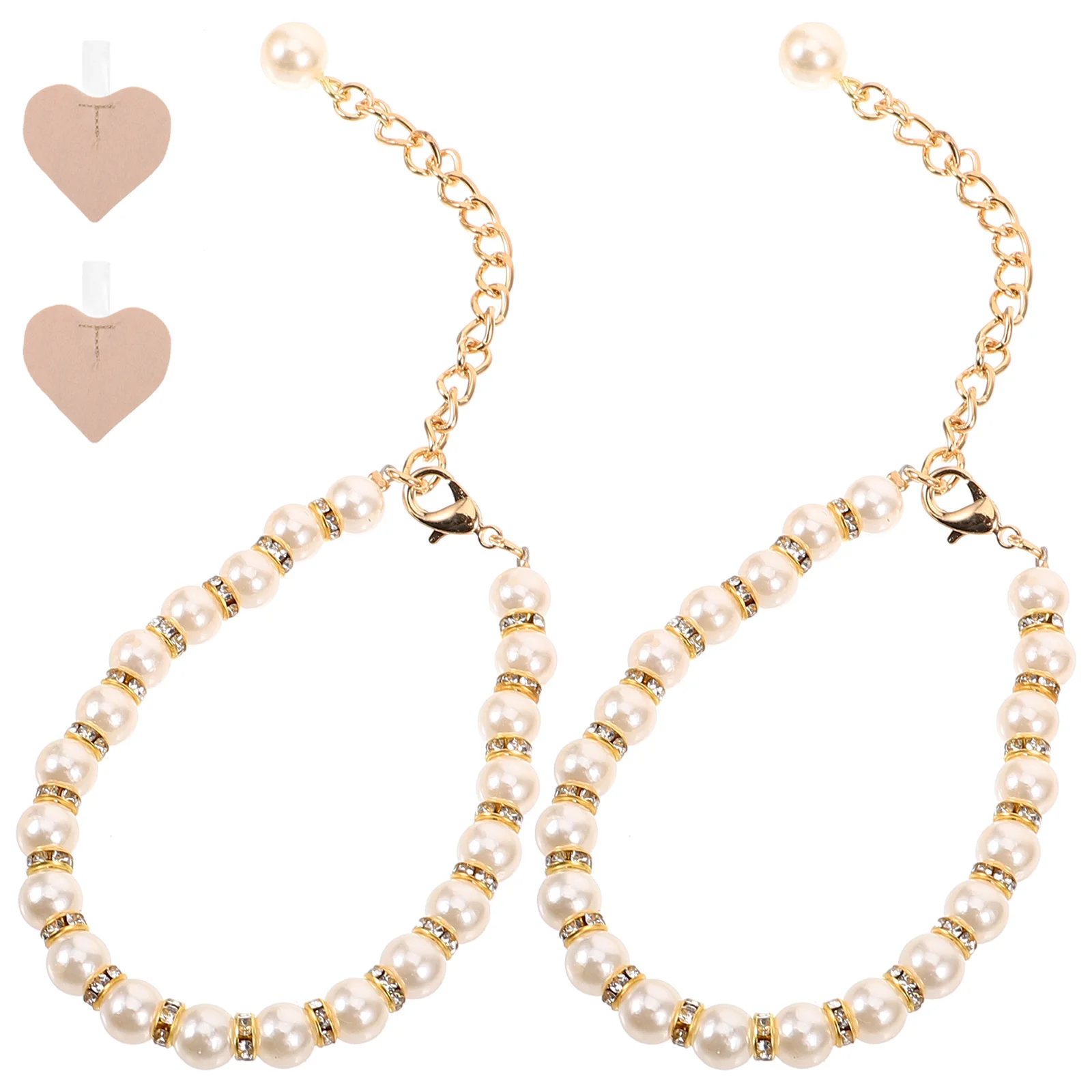 2 Pcs High Heels Pearl Chains Metal Ankle Straps for Boot Detachable Decorative Extender Women Anti Slip Replacement heel
2 Pcs High Heels Pearl Chains Metal Ankle Straps for Boot Detachable Decorative Extender Women Anti Slip Replacement heel
