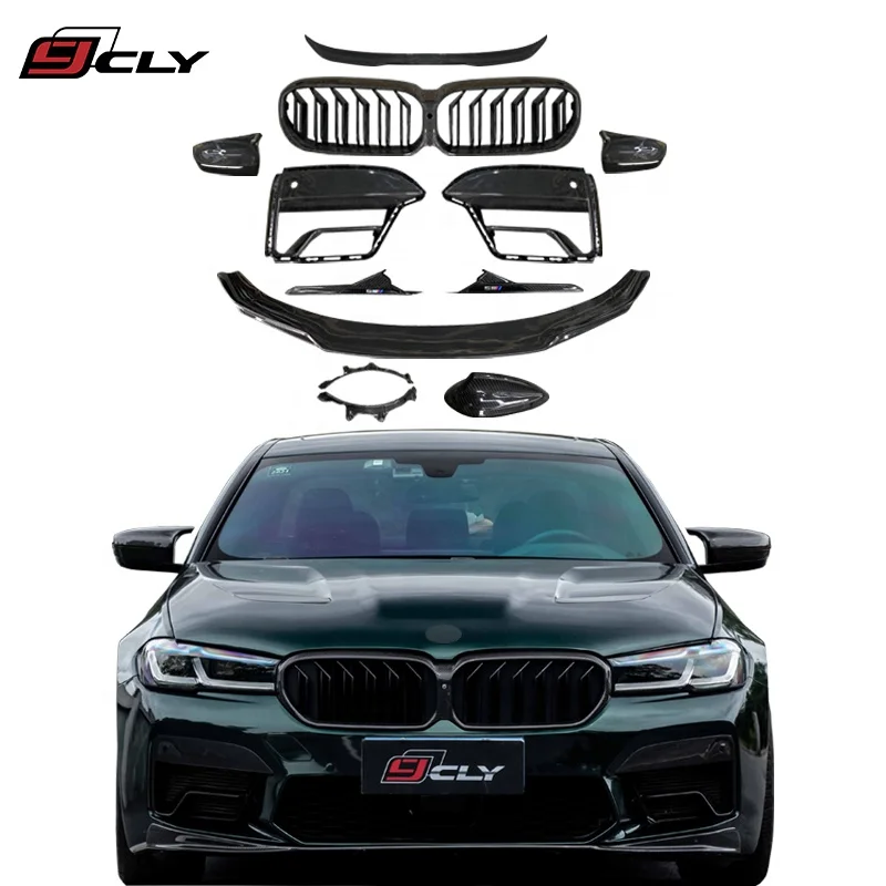 Carbon fiber parts for BMWs 5 series G30 upgrade F90 CS competition Carbon parts grille spoiler mirror cover front lip
Carbon fiber parts for BMWs 5 series G30 upgrade F90 CS competition Carbon parts grille spoiler mirror cover front lip