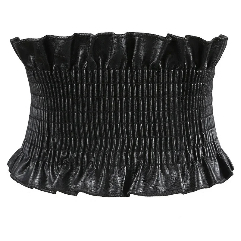 Ladies Elastic Wide Waist All-match Dress Down Jacket Corset Decoration Simple All-match Black Elastic Belt Women
Ladies Elastic Wide Waist All-match Dress Down Jacket Corset Decoration Simple All-match Black Elastic Belt Women