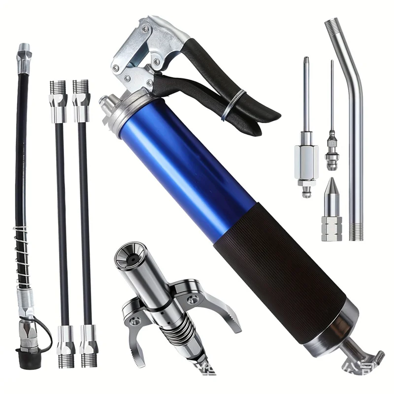 A76X-Набор смазочных пистолетов, ручной инструмент для смазки масла, 400CC, сверхмощный насос для обслуживания, муфта высокого давления, пистолетная рукоятка
A76X-Набор смазочных пистолетов, ручной инструмент для смазки масла, 400CC, сверхмощный насос для обслуживания, муфта высокого давления, пистолетная рукоятка