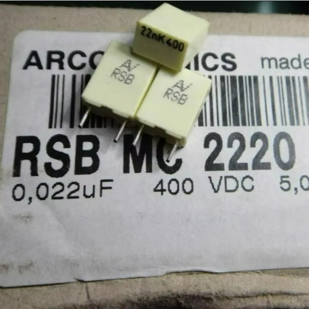 20PCS AV RSB 0.022uf/400V 22nf 223 Brand New 5mm Film Capacitor
20PCS AV RSB 0.022uf/400V 22nf 223 Brand New 5mm Film Capacitor