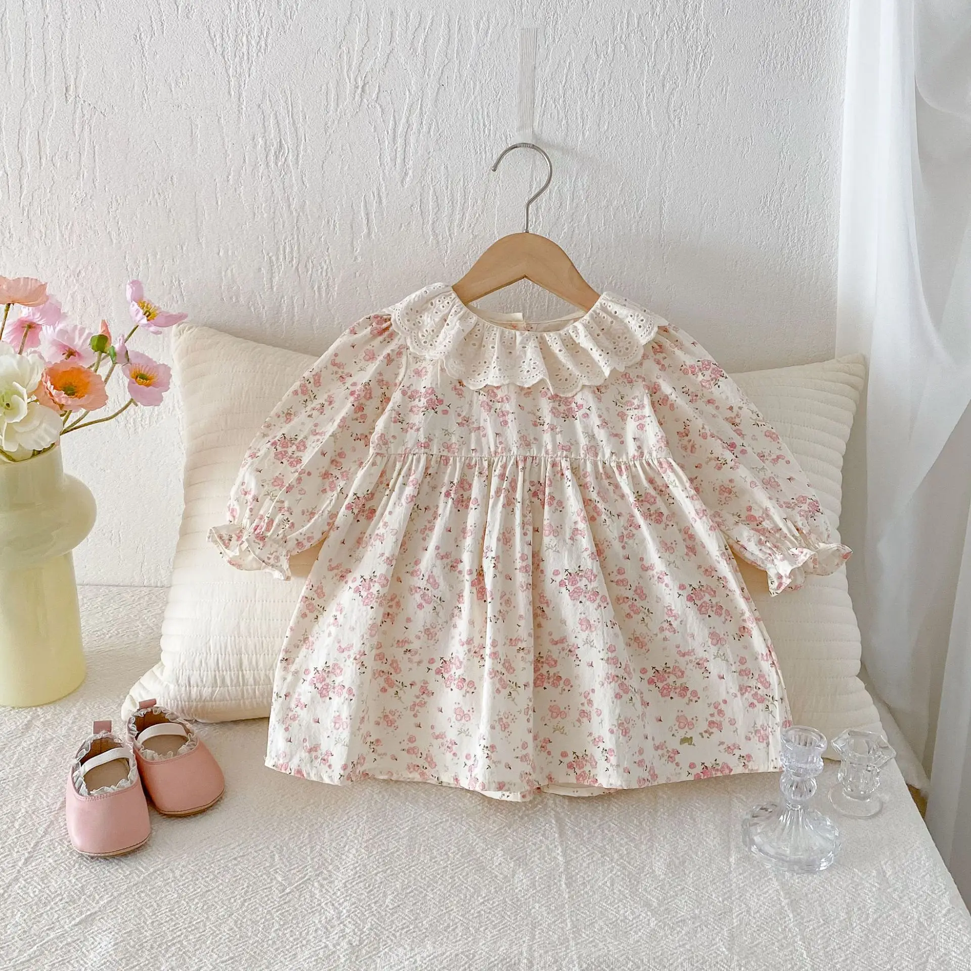 2025 Autumn New Children Long Sleeve Dress Cotton Girls Lace Collar Floral Dress Baby Girl Sweet Princess Dress Kids Clothes
2025 Autumn New Children Long Sleeve Dress Cotton Girls Lace Collar Floral Dress Baby Girl Sweet Princess Dress Kids Clothes