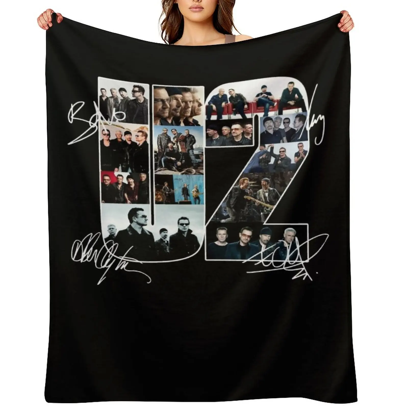 ú2 Rock Band Signatures Throw Blanket Weighted Warm Comforter For Decorative Sofa Blankets
ú2 Rock Band Signatures Throw Blanket Weighted Warm Comforter For Decorative Sofa Blankets