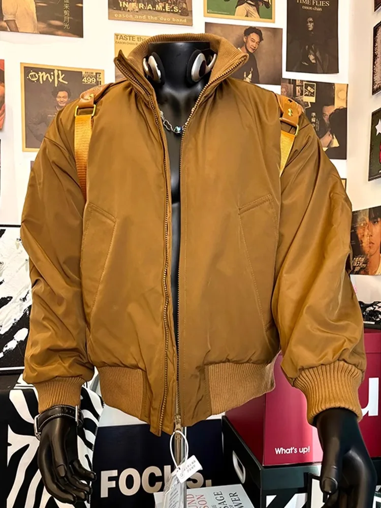 Khaki Bomber Pilot Jaet Men's Winter Cleanfit Stand Collar Workwear Cotton Jaet ort Outerwear Loose Fit Thermal Polyest...
Khaki Bomber Pilot Jaet Men's Winter Cleanfit Stand Collar Workwear Cotton Jaet ort Outerwear Loose Fit Thermal Polyest...