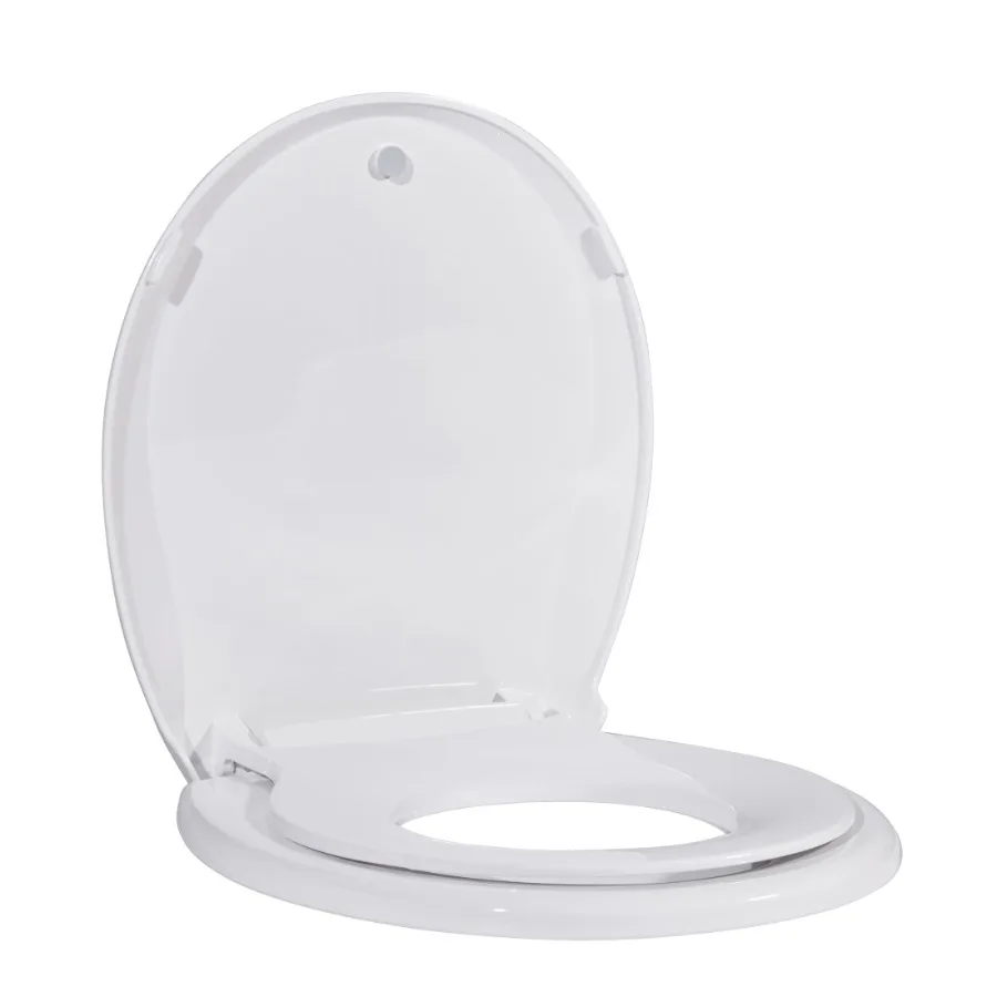 Round Toilet Seat with Toddler Seat Built In Family Toilet Seat in Glossy White
Round Toilet Seat with Toddler Seat Built In Family Toilet Seat in Glossy White