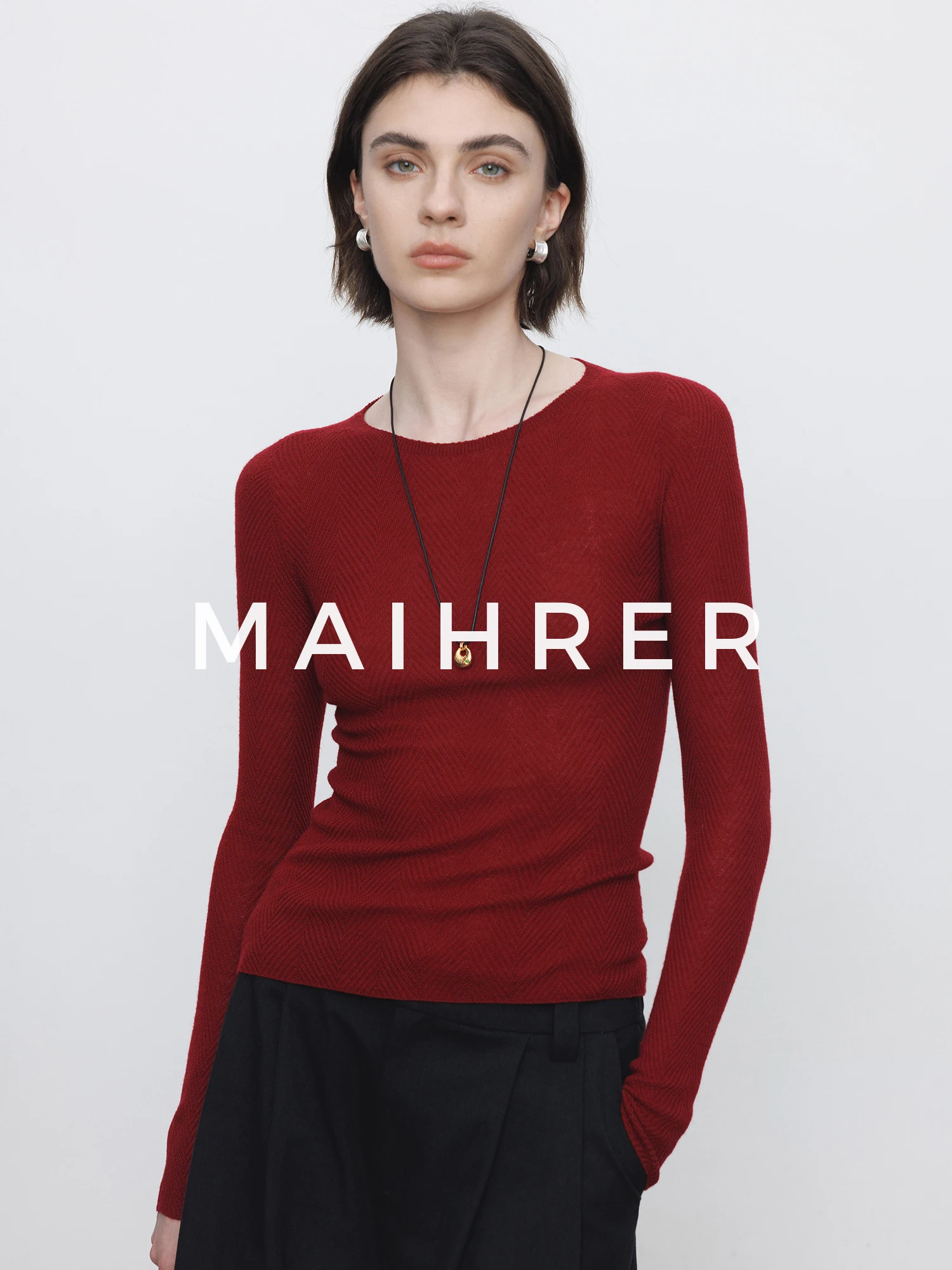 Women's Slim Fit Knitted Base irt Wool Blend round Ne Long Sve Casual Sle Polyester Fiber A-Line Knitwear Red Color
Women's Slim Fit Knitted Base irt Wool Blend round Ne Long Sve Casual Sle Polyester Fiber A-Line Knitwear Red Color