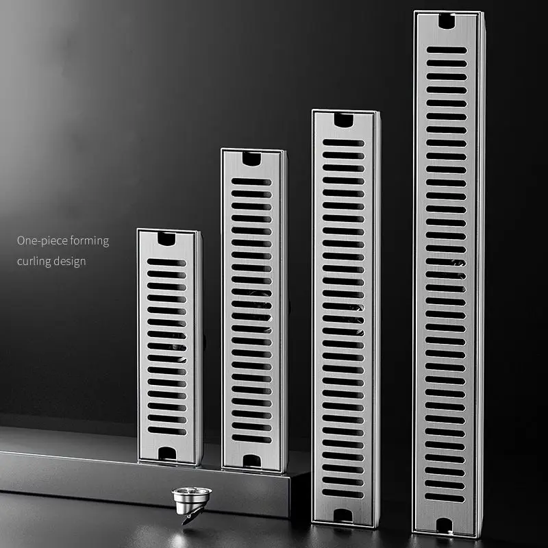 8.5cm Wide Long Strip Floor Drain 304 Stainless Steel Anti-odor Long Floor Drain Floor Rectable Shower Drain
8.5cm Wide Long Strip Floor Drain 304 Stainless Steel Anti-odor Long Floor Drain Floor Rectable Shower Drain
