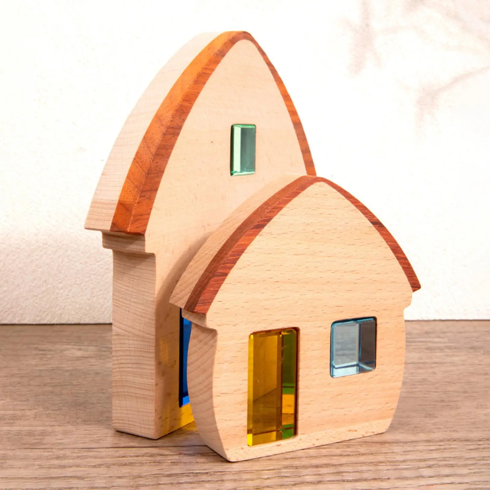 3Pcs Wood House Blocks Decor Ornament for Ages 3-6 Party Favors Preschool
3Pcs Wood House Blocks Decor Ornament for Ages 3-6 Party Favors Preschool