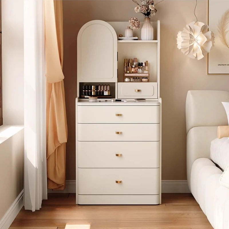 Nordic French Cream Aesthetic Solid Wood Flip-Top Makeup Vanities & Desk Nordic Creativity Combo Compact Bedroom Furniture FYDT
Nordic French Cream Aesthetic Solid Wood Flip-Top Makeup Vanities & Desk Nordic Creativity Combo Compact Bedroom Furniture FYDT