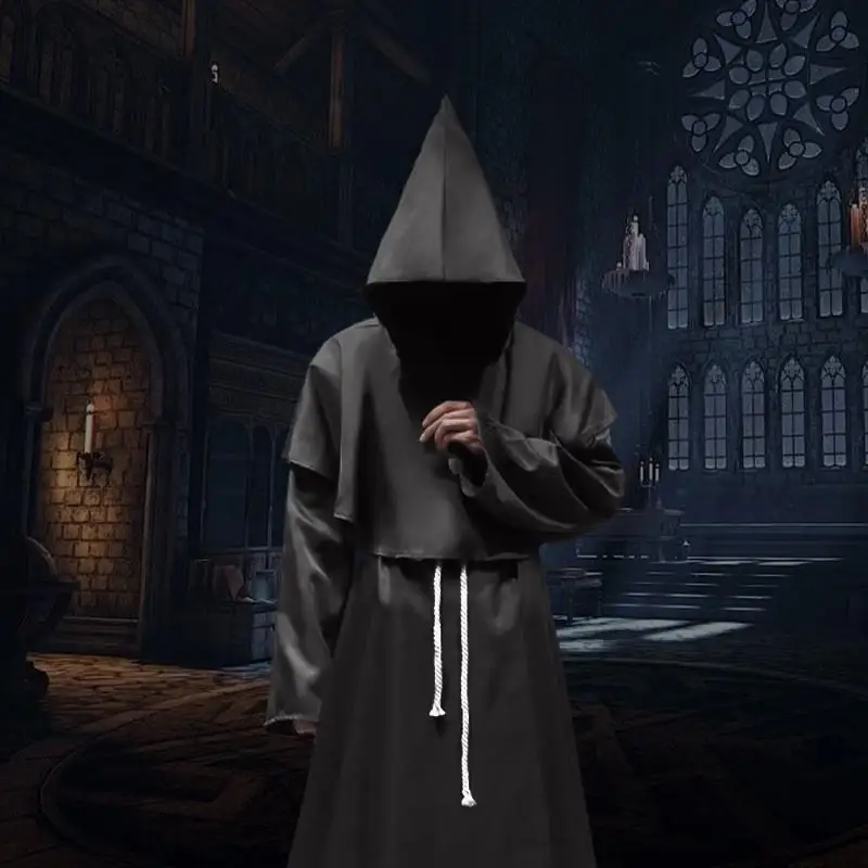 Halloween Medieval Monk Robe Priest Wizard Role-playing Costume Set Women's Ethnic Stage Costume Hanfu Q3eJVOKs 2015 Autumn
Halloween Medieval Monk Robe Priest Wizard Role-playing Costume Set Women's Ethnic Stage Costume Hanfu Q3eJVOKs 2015 Autumn