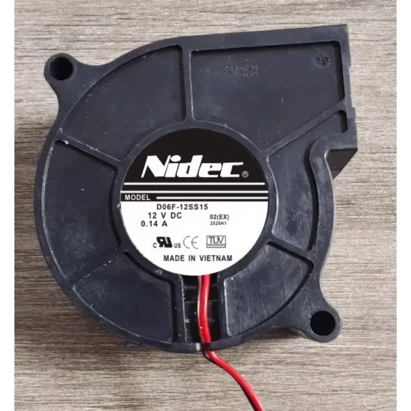 New Cooler Fan for NIDEC D06F-12SS15 12V 0.14A Turboblower Silent Cooling Fan 6028 6CM 60*60*28MM
New Cooler Fan for NIDEC D06F-12SS15 12V 0.14A Turboblower Silent Cooling Fan 6028 6CM 60*60*28MM