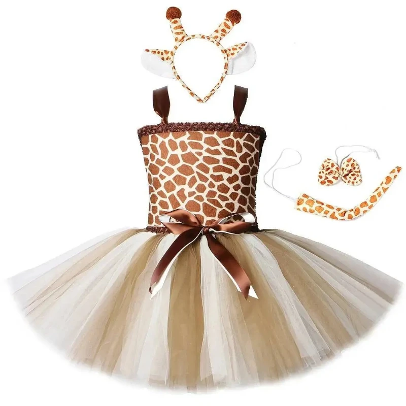 Cute Toddler Girl Giraffe Dress Halloween Costumes Girls Christmas Tutu Dresses for Kids Cartoon Animal Performance Costume Set
Cute Toddler Girl Giraffe Dress Halloween Costumes Girls Christmas Tutu Dresses for Kids Cartoon Animal Performance Costume Set
