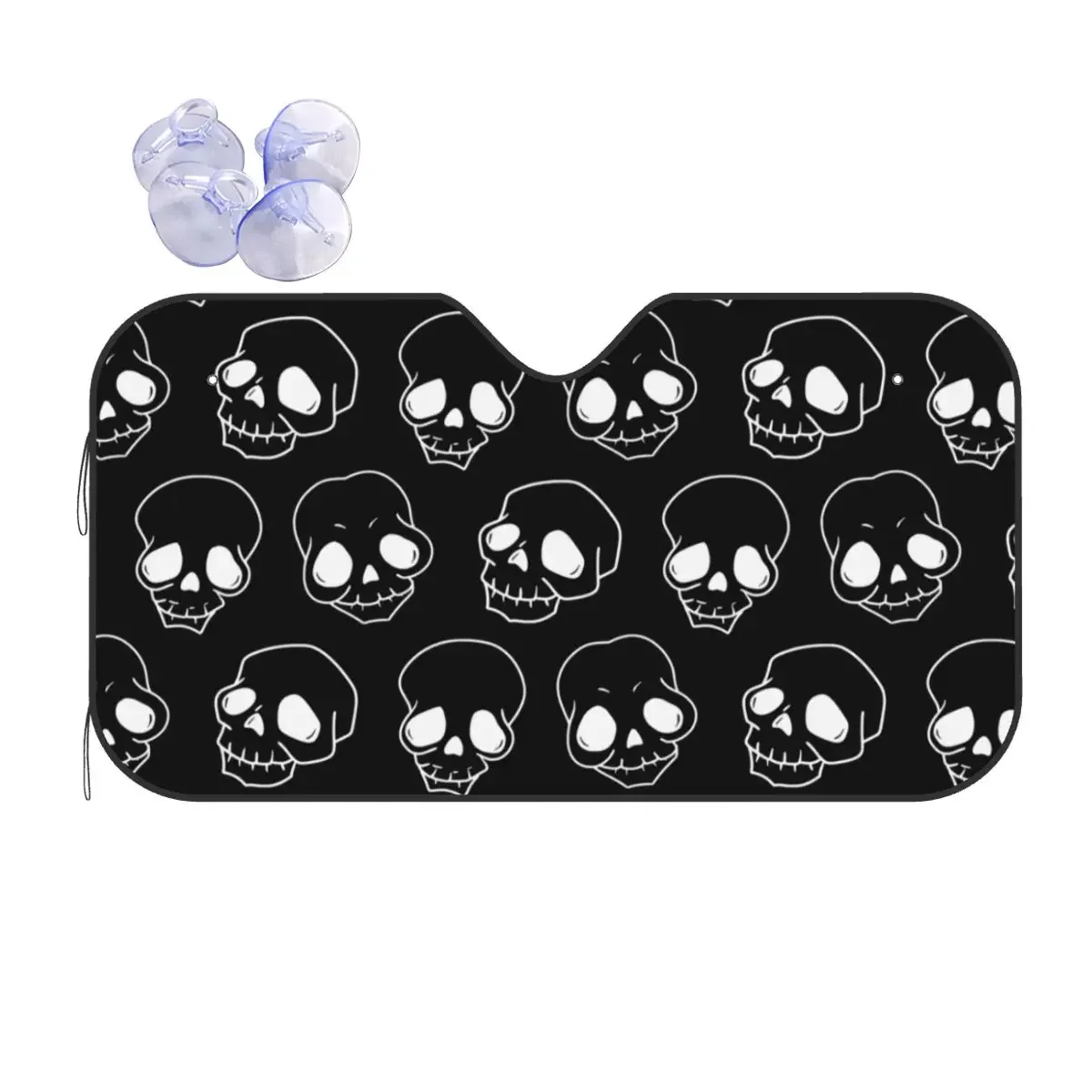 Funny Sugar Skull Rose Halloween Plaid Windshield Sunsha Retractable Car Front Window Visor 76x140cm Sunsha Visor
Funny Sugar Skull Rose Halloween Plaid Windshield Sunsha Retractable Car Front Window Visor 76x140cm Sunsha Visor