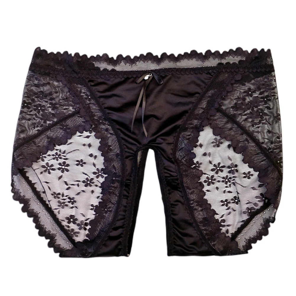 Women Sexy Briefs Lace Oil Shiny Satin Panties Open Crotch Underwear Ultra-thin Sheer Transparent Lingerie Erotic Knickers
Women Sexy Briefs Lace Oil Shiny Satin Panties Open Crotch Underwear Ultra-thin Sheer Transparent Lingerie Erotic Knickers