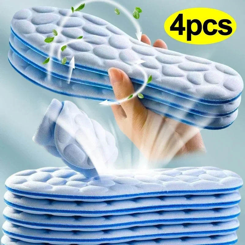 2/4pcs Soft Massage Memory Foam Insoles for Sport Running Shoes Sole Breathable Cushion Pads Women Men Feet Orthopedic Insoles
2/4pcs Soft Massage Memory Foam Insoles for Sport Running Shoes Sole Breathable Cushion Pads Women Men Feet Orthopedic Insoles