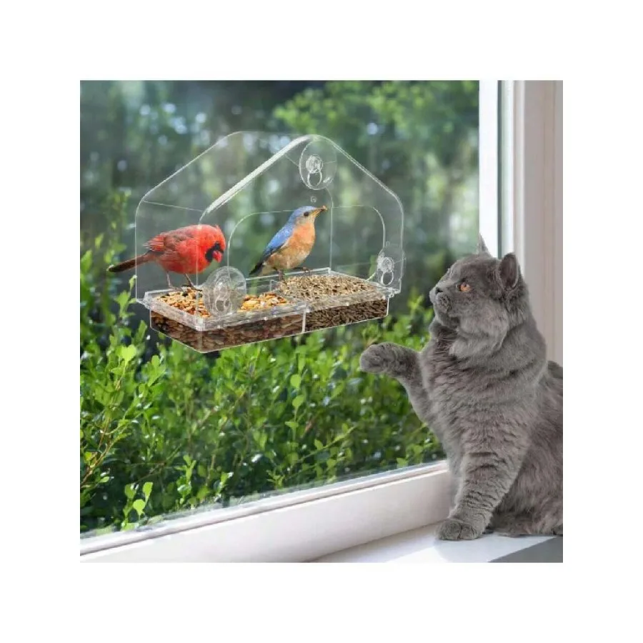 Window Bird Feeder For Cats - Clear Bird Feeder Window For Viewing With Strong Suction Cup, Interactive Cat Toys For Entertaini
Window Bird Feeder For Cats - Clear Bird Feeder Window For Viewing With Strong Suction Cup, Interactive Cat Toys For Entertaini