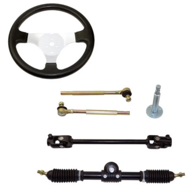 Complete Set 270mm Go Kart Steering Wheel Assembly Tie Rod Rack
Complete Set 270mm Go Kart Steering Wheel Assembly Tie Rod Rack