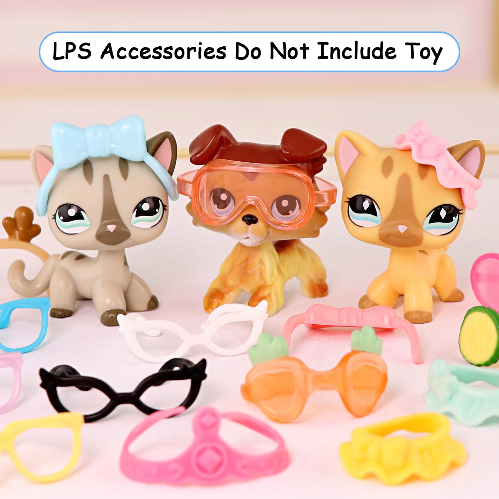 10pcs Minilpsshop Pet Shop Rare Random Glasses and Headwear Accessories Suitable For Animal Ornaments for lps
10pcs Minilpsshop Pet Shop Rare Random Glasses and Headwear Accessories Suitable For Animal Ornaments for lps