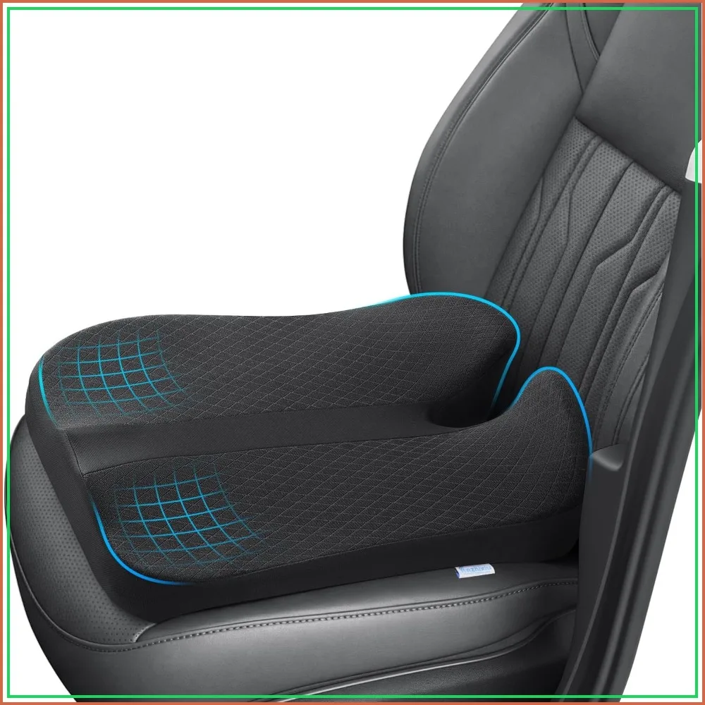 Elevated Car Seat Cushion for Improved View & Back Support - Black
Elevated Car Seat Cushion for Improved View & Back Support - Black