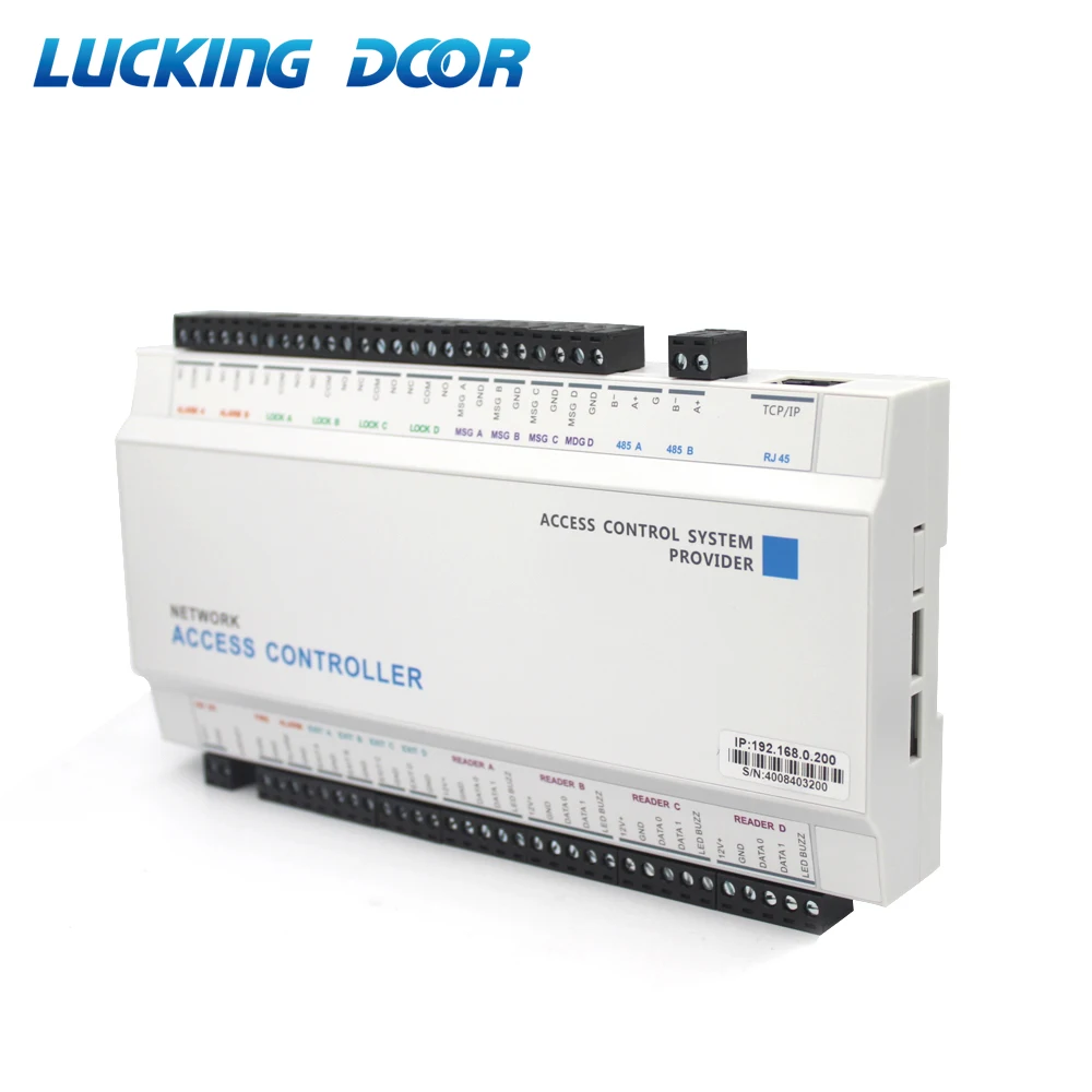 Four Door Network Access Control Panel Board With Software Communication Protocol TCP/IP Board Wiegand Reader for 4 Door Use
Four Door Network Access Control Panel Board With Software Communication Protocol TCP/IP Board Wiegand Reader for 4 Door Use