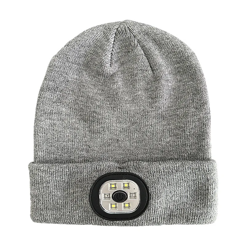 New Knitted LED Beanie Lighting Outdoor Accessories Winter Torch Hat Warm USB Recharging Cuffed Knit Hat Birthday Gift
New Knitted LED Beanie Lighting Outdoor Accessories Winter Torch Hat Warm USB Recharging Cuffed Knit Hat Birthday Gift