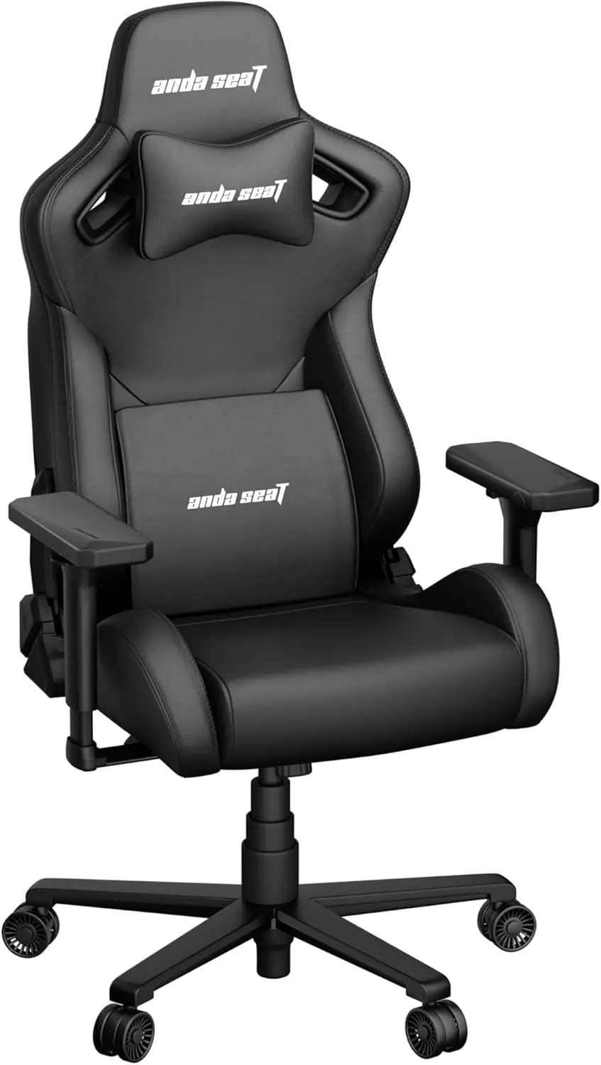 Kaiser Frontier Black Leather Gaming Chair - XL Premium Ergonomic Gamer Chair for Adults, Plus Size Video Game Chairs
Kaiser Frontier Black Leather Gaming Chair - XL Premium Ergonomic Gamer Chair for Adults, Plus Size Video Game Chairs
