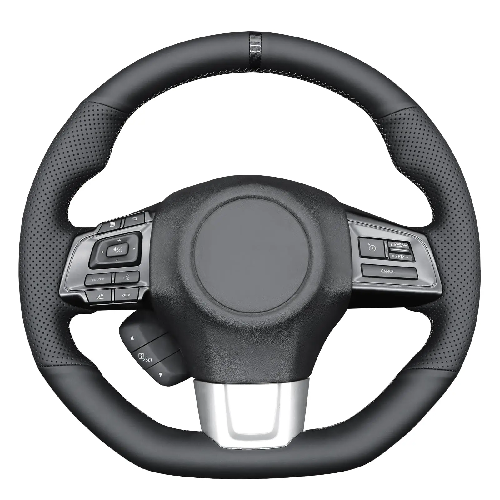 Black Microfiber Leather Steering Wheel Cover For Subaru WRX Levorg 2015-2019
Black Microfiber Leather Steering Wheel Cover For Subaru WRX Levorg 2015-2019