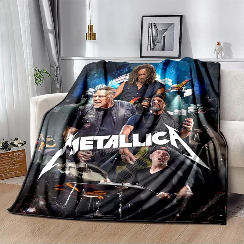 HD Metallicas Rock Band Print Flannel Blanket Ultra Soft Warm Throw Blanket for Sofa Bed Music Fans Home Decor Gift All Season
HD Metallicas Rock Band Print Flannel Blanket Ultra Soft Warm Throw Blanket for Sofa Bed Music Fans Home Decor Gift All Season