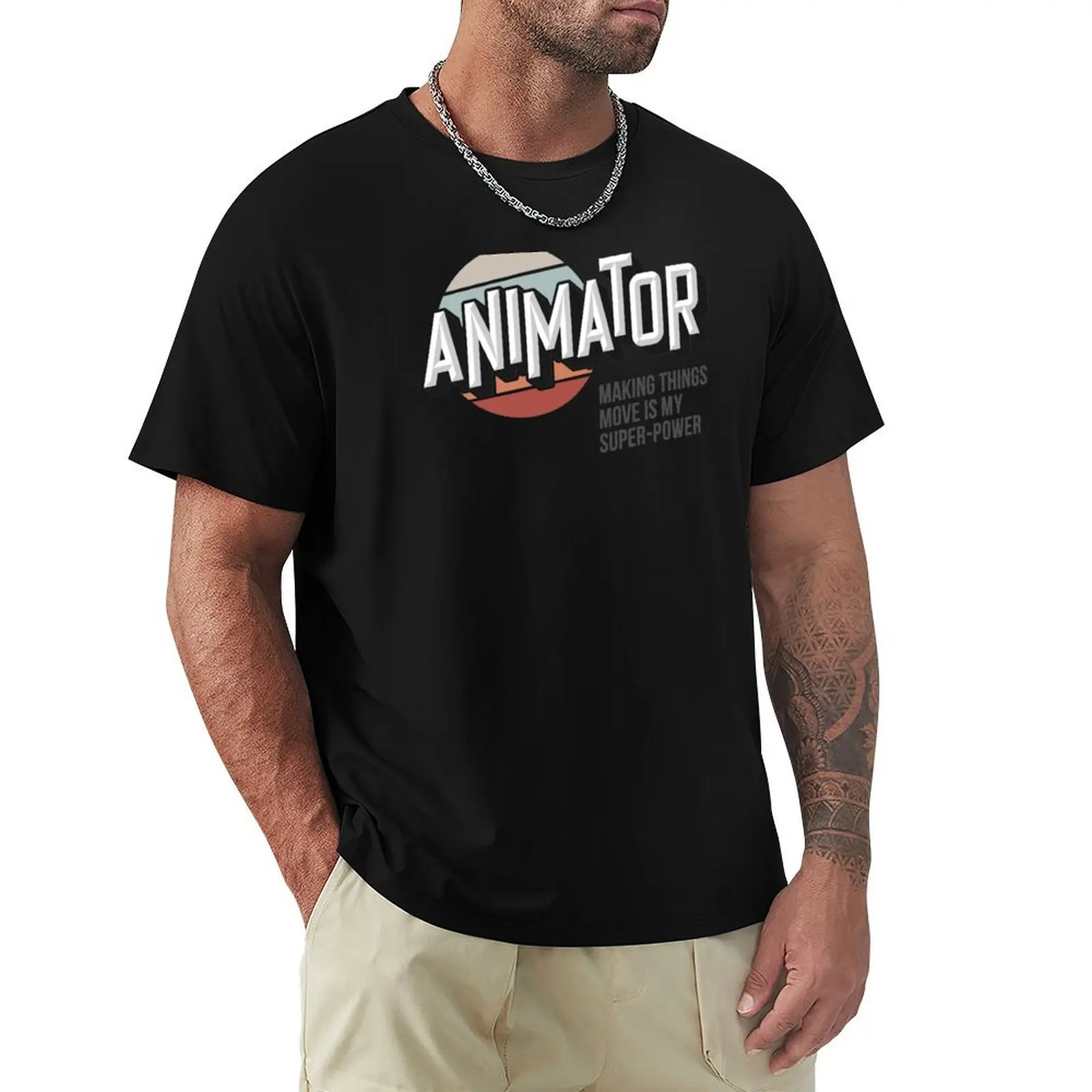 Animator Super-power T-Shirt Plus Size Summer Casual T-Shirt
Animator Super-power T-Shirt Plus Size Summer Casual T-Shirt