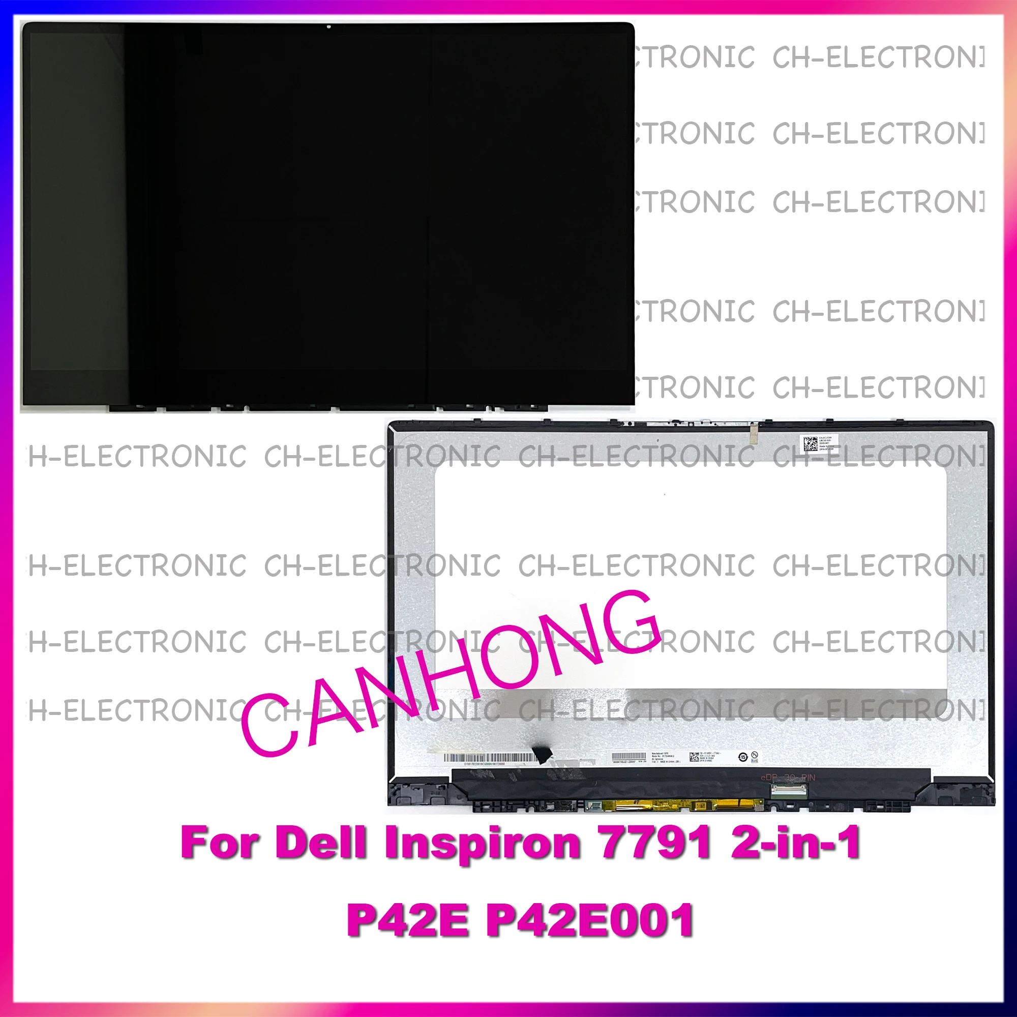 17.3" For Dell Inspiron 7791 2-in-1 P42E P42E001 LCD Touch Screen Replacement Assembly FHD 1080p Laptop Display Panel
17.3" For Dell Inspiron 7791 2-in-1 P42E P42E001 LCD Touch Screen Replacement Assembly FHD 1080p Laptop Display Panel