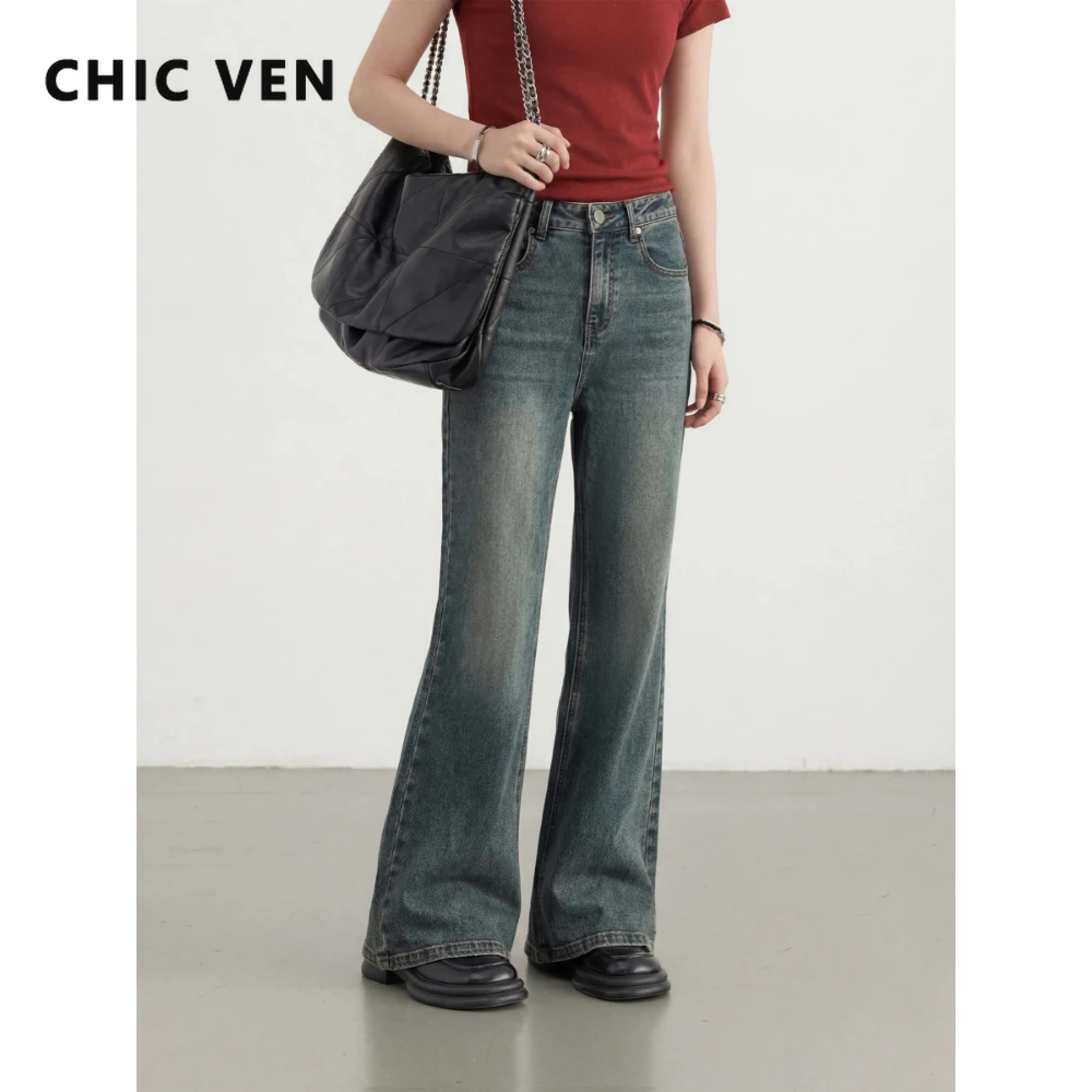 CHIC VEN Fashion Women Jeans Blue Retro High Waisted Slim Female Denim Pant Micro-projectile Spring Summer 2026
CHIC VEN Fashion Women Jeans Blue Retro High Waisted Slim Female Denim Pant Micro-projectile Spring Summer 2026