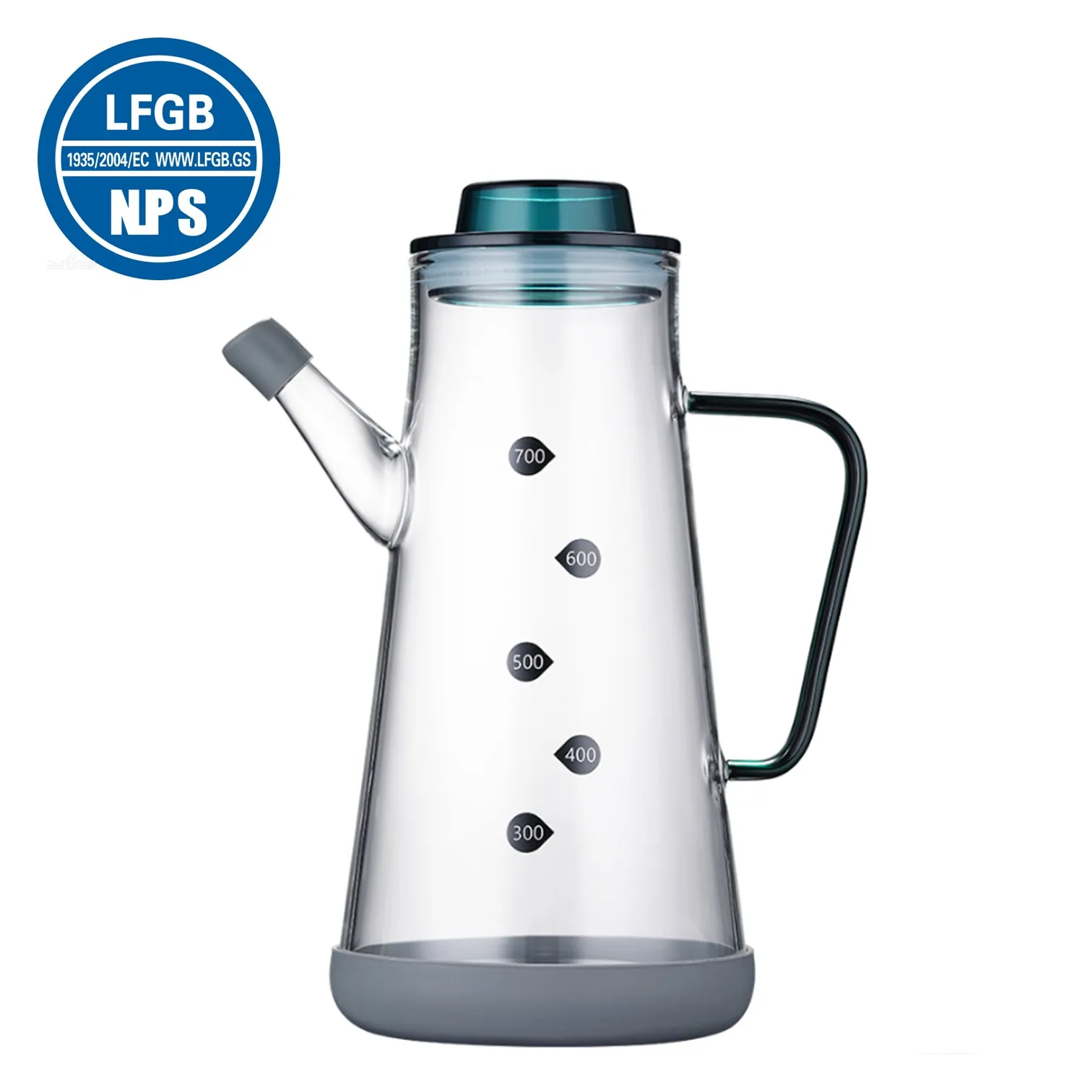 LFGB Certificated High-borosilicate Glass Oil Kettle Ultra Hard Fall Resistant Oiler -20℃~150℃ Resistant Teapot Condiment Bottle
LFGB Certificated High-borosilicate Glass Oil Kettle Ultra Hard Fall Resistant Oiler -20℃~150℃ Resistant Teapot Condiment Bottle