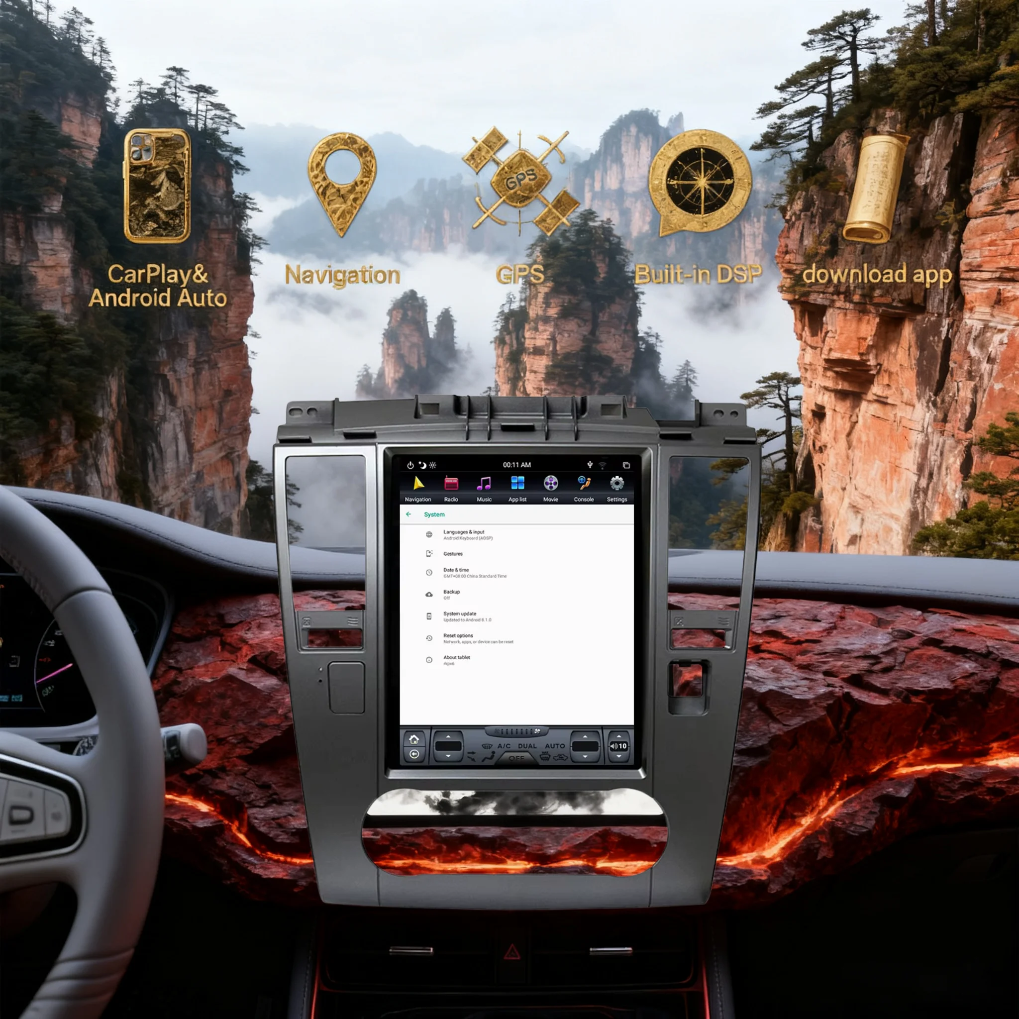 N Android14 головное устройство для Nissan Tiida 2008-2011, сенсорный экран Carplay, автомагнитола, GPS-навигация, мультимедийный стереоплеер
N Android14 головное устройство для Nissan Tiida 2008-2011, сенсорный экран Carplay, автомагнитола, GPS-навигация, мультимедийный стереоплеер