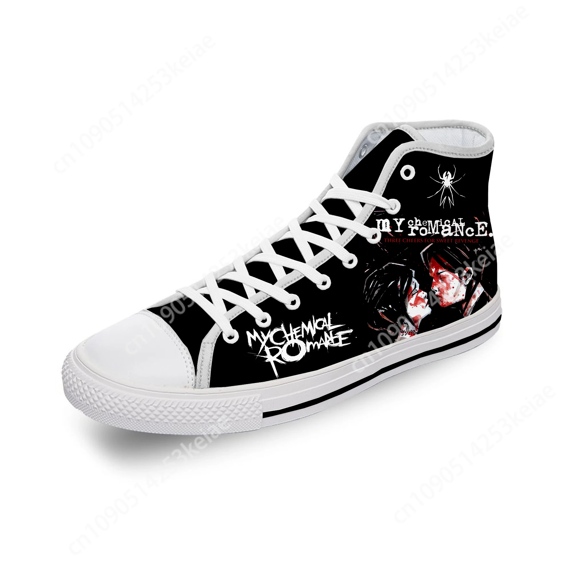 My Chemical Romance MCR Rock Band Повседневная тканевая обувь с 3D принтом, высокие парусиновые модные туфли для мужчин и женщин, дышащие кроссовки для подростков
My Chemical Romance MCR Rock Band Повседневная тканевая обувь с 3D принтом, высокие парусиновые модные туфли для мужчин и женщин, дышащие кроссовки для подростков