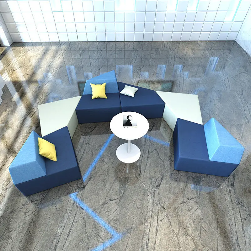 Custom Simple Modern Office Sofa Rest Area Reception Studio Simple Fabric Sofa Coffee Table Set
Custom Simple Modern Office Sofa Rest Area Reception Studio Simple Fabric Sofa Coffee Table Set