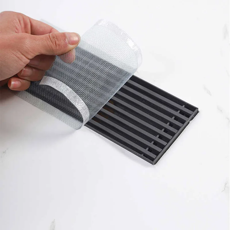 Rectangular Floor Drain Filter Strip Insect Proof Disposable Bathroom Toilet Hair Blocking Roll Packaging Drain Pipe Sticker
Rectangular Floor Drain Filter Strip Insect Proof Disposable Bathroom Toilet Hair Blocking Roll Packaging Drain Pipe Sticker