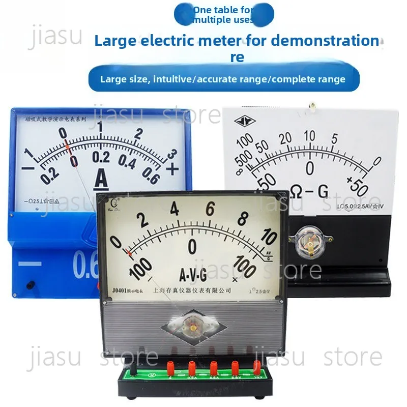 0401 Sensitive Galvanometer, DC Ammeter Voltmeter Micro-Resistance Magnetic Suction Physics Experiment Equipment for Teachers
0401 Sensitive Galvanometer, DC Ammeter Voltmeter Micro-Resistance Magnetic Suction Physics Experiment Equipment for Teachers