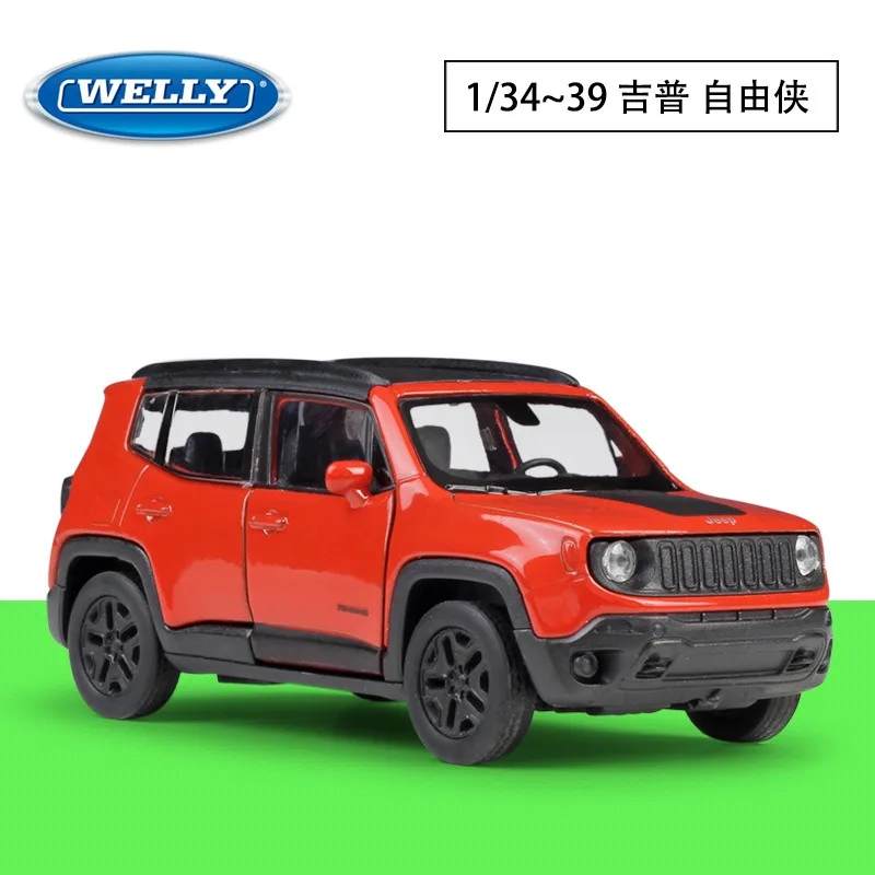 Модель автомобиля WELLY 1:36 JEEP Renegade Trailhawk, модель литая из сплава, Игрушечная модель автомобиля, коллекционные украшения, детские подарки
Модель автомобиля WELLY 1:36 JEEP Renegade Trailhawk, модель литая из сплава, Игрушечная модель автомобиля, коллекционные украшения, детские подарки