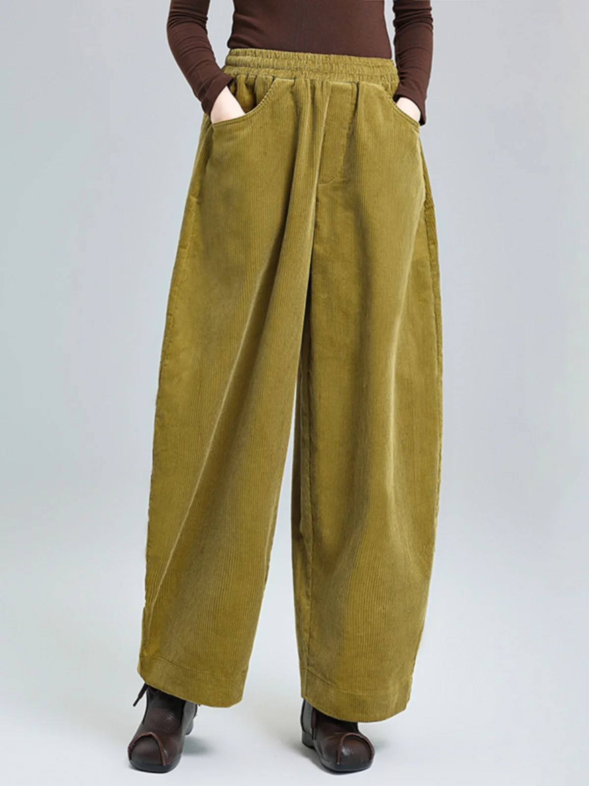 Женские широкие брюки Harajuku Sle, вельветовые брюки-морковки, свободные повседневные брюки-фонарики с высокой талией, художественные длинные брюки
Женские широкие брюки Harajuku Sle, вельветовые брюки-морковки, свободные повседневные брюки-фонарики с высокой талией, художественные длинные брюки