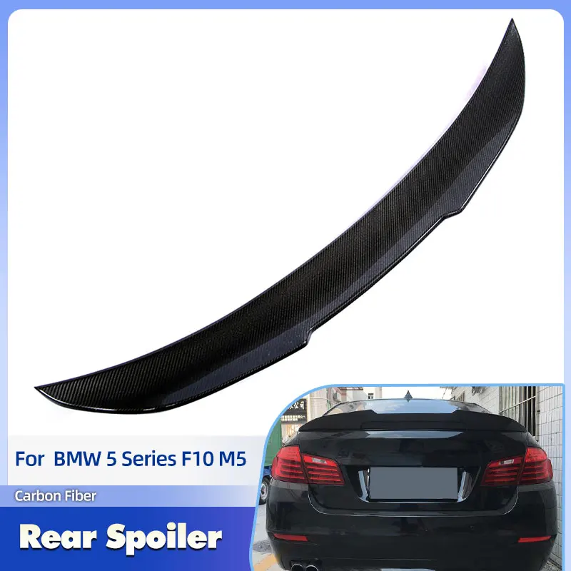 Car Rear Trunk Spoiler Wings Full Carbon Fiber for BMW 5 Series F10 528i 530i M5 2010-2016 Racing Rear Spoiler Boot Wing Lip
Car Rear Trunk Spoiler Wings Full Carbon Fiber for BMW 5 Series F10 528i 530i M5 2010-2016 Racing Rear Spoiler Boot Wing Lip