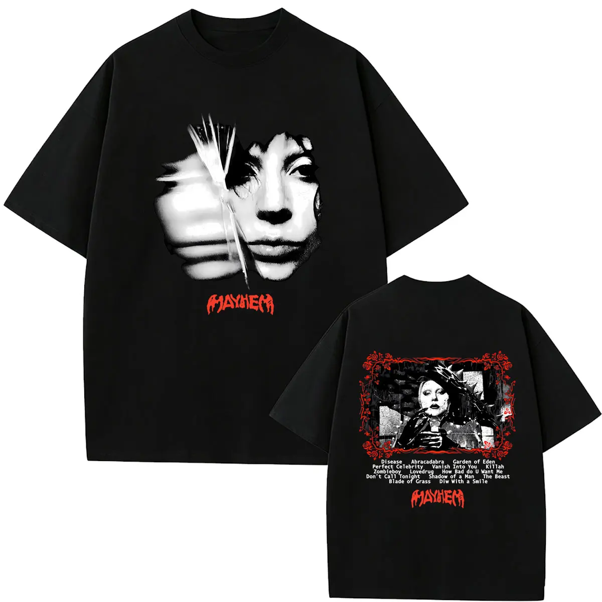 Lady Gaga The Mayhem Ball Tour 2026 T-shirt Summer Men Women Fashion High Quality Cotton T Shirts Unisex Vintage Cool Streetwear
Lady Gaga The Mayhem Ball Tour 2026 T-shirt Summer Men Women Fashion High Quality Cotton T Shirts Unisex Vintage Cool Streetwear