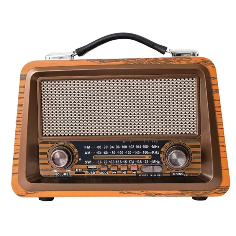 Портативное деревянное ретро-радио AS62 с беспроводными Bluetooth-колонками, HIFI стерео, AM/FM-радиоприемник, USB, TF, AUX, MP3, цвет махагон
Портативное деревянное ретро-радио AS62 с беспроводными Bluetooth-колонками, HIFI стерео, AM/FM-радиоприемник, USB, TF, AUX, MP3, цвет махагон