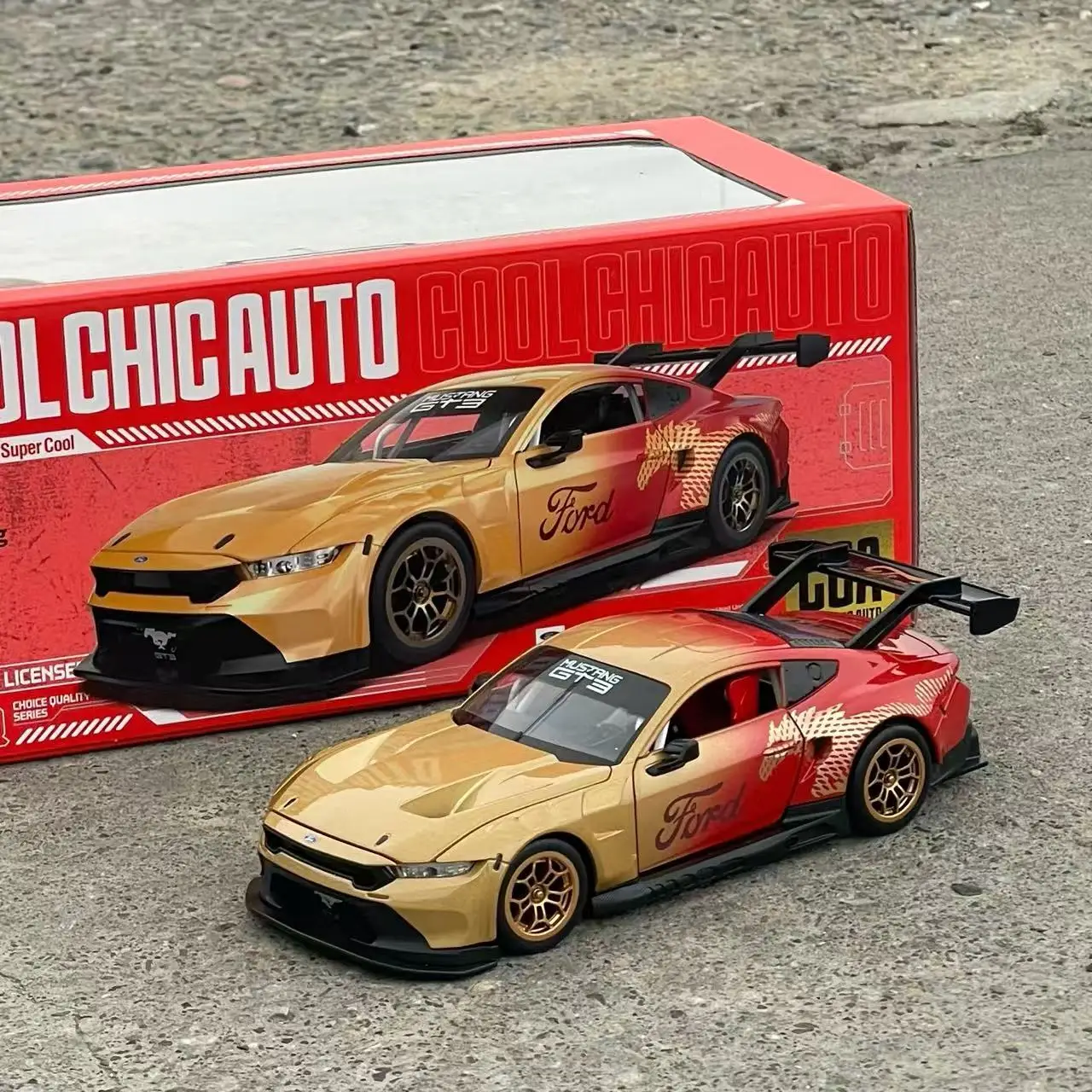 1:24 Ford Mustang GT3 2026 Alloy Track Racing Car Model Diecasts Metal Sports Vehicles Car Model Sound and Light Childrens Gifts
1:24 Ford Mustang GT3 2026 Alloy Track Racing Car Model Diecasts Metal Sports Vehicles Car Model Sound and Light Childrens Gifts