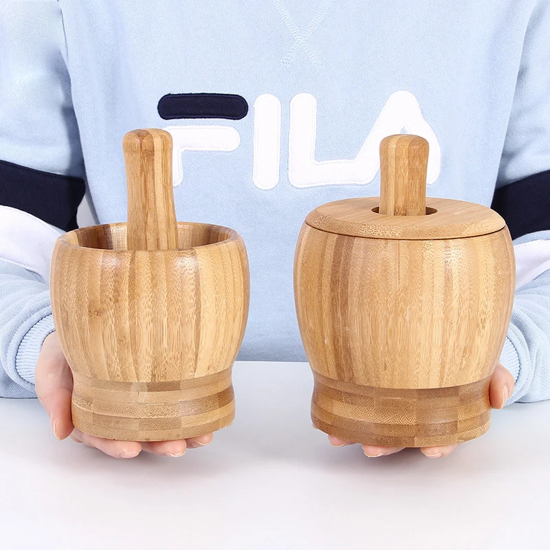 Premium Bamboo Mortar & Pestle Set, Splash-Proof Manual Spice Grinder for Garlic, Herbs & Chili, Large Capacity with Lid, Rust-R
Premium Bamboo Mortar & Pestle Set, Splash-Proof Manual Spice Grinder for Garlic, Herbs & Chili, Large Capacity with Lid, Rust-R
